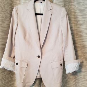 Women's tan/cream blazer